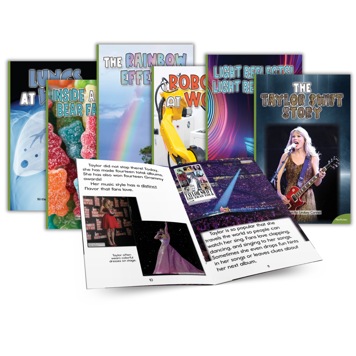 green nonfiction second grade collection 