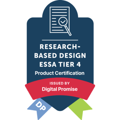 Research-Based Design ESSA Tier 4 Product Certification 2026-08-17 Research-Based Design ESSA Tier 4 Product Certification 2026-08-17