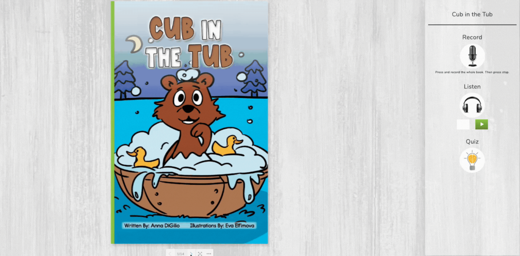 cub in the tub developing decoders digital books